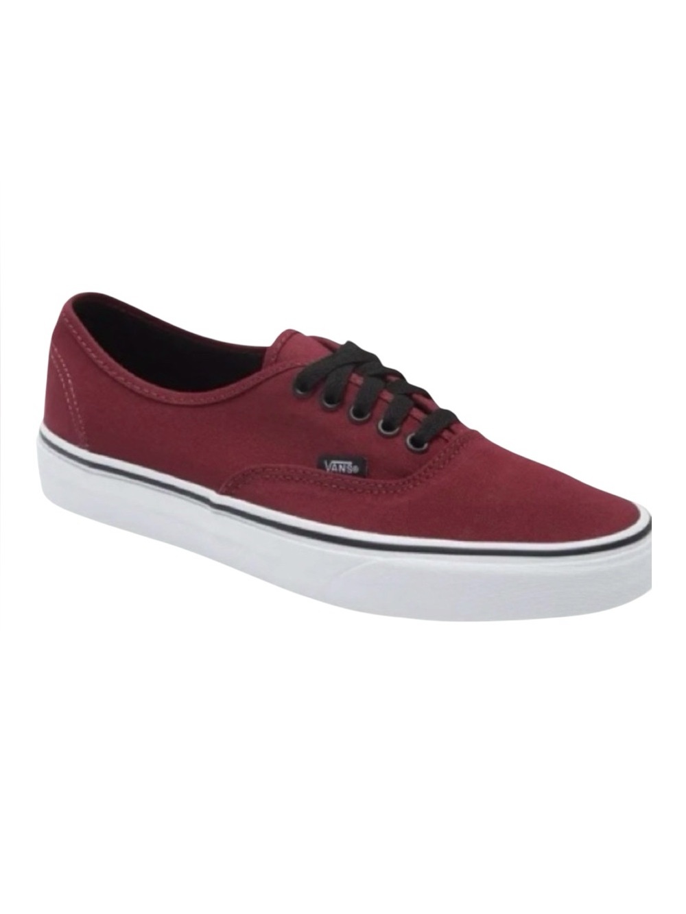 Vans Authentic Port Royale Canvas Maroon Color Way Size 10